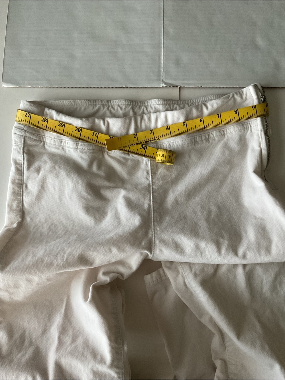 Free People In My Feelings Velvet Crop Slim Flare Pants White - Picture 6 of 12